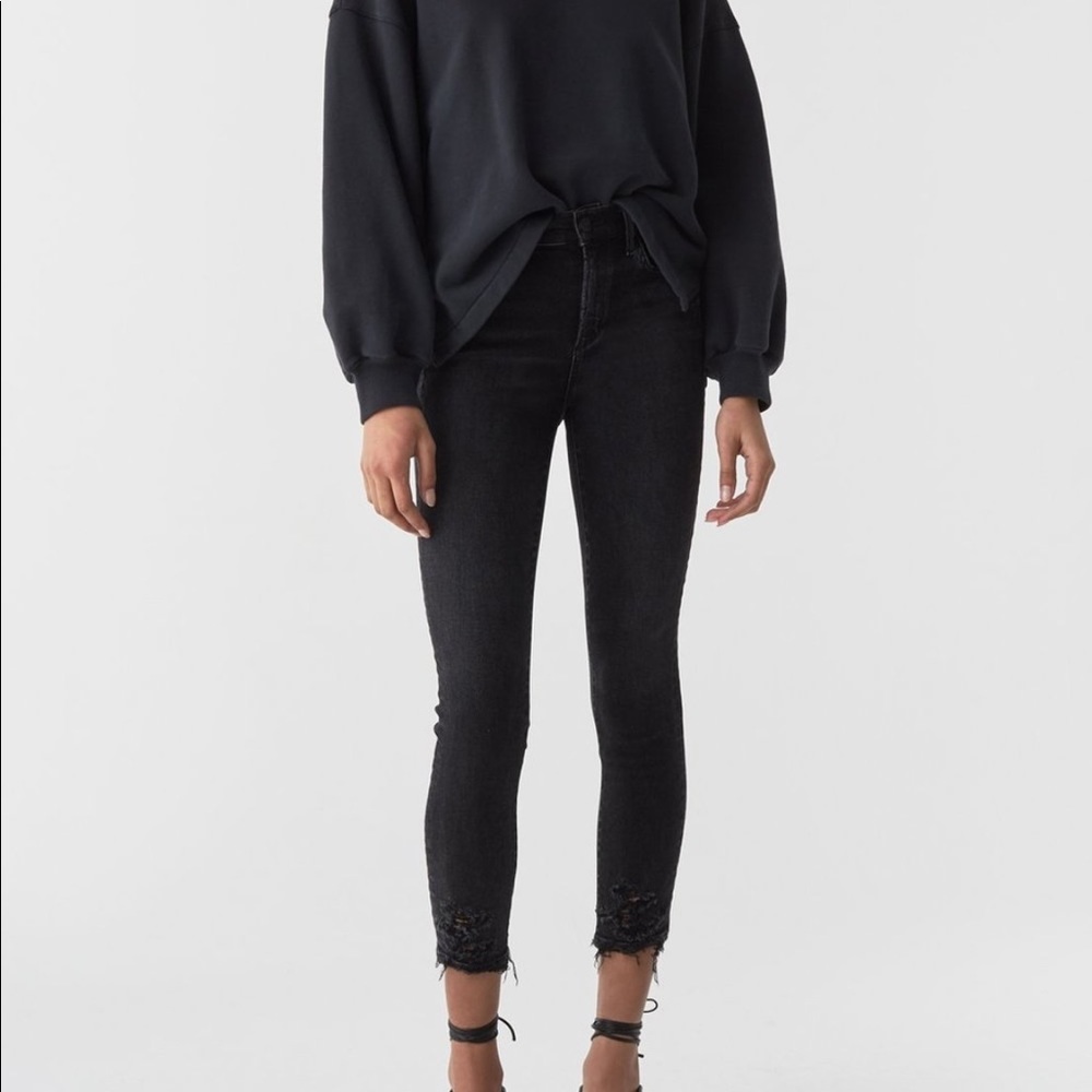 AGOLDE Sophie Mid Rise Skinny Crop